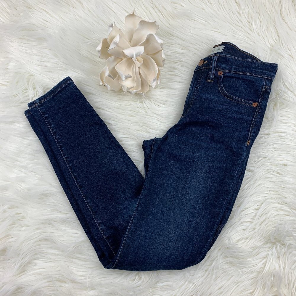 Madewell 9" High-Rise Dark Wash Skinny Jeans Women's Size 25